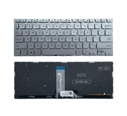 Laptop Keyboard For Asus VivoBook X409, X412 Series Silver