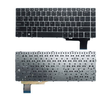 Laptop Keyboard For HP EliteBook Folio 9470M, 702843-001, 9480M Laptops With Silver Frame